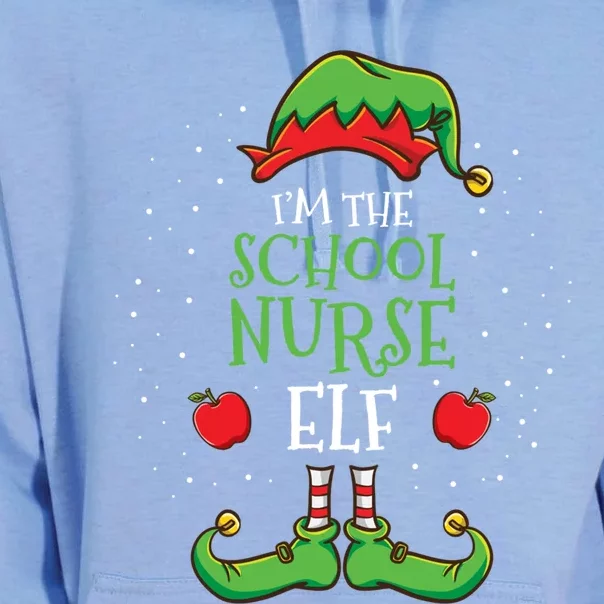 Im The School Nurse Elf Christmas Cute Gift Unisex Surf Hoodie