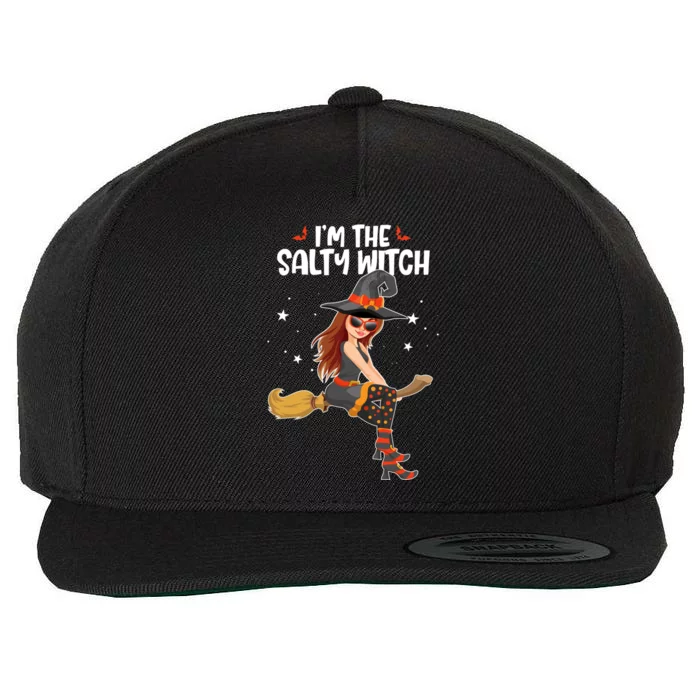 Im The Salty Witch Funny Halloween Matching Group Costume Gift Wool Snapback Cap