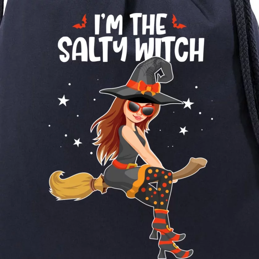 Im The Salty Witch Funny Halloween Matching Group Costume Gift Drawstring Bag