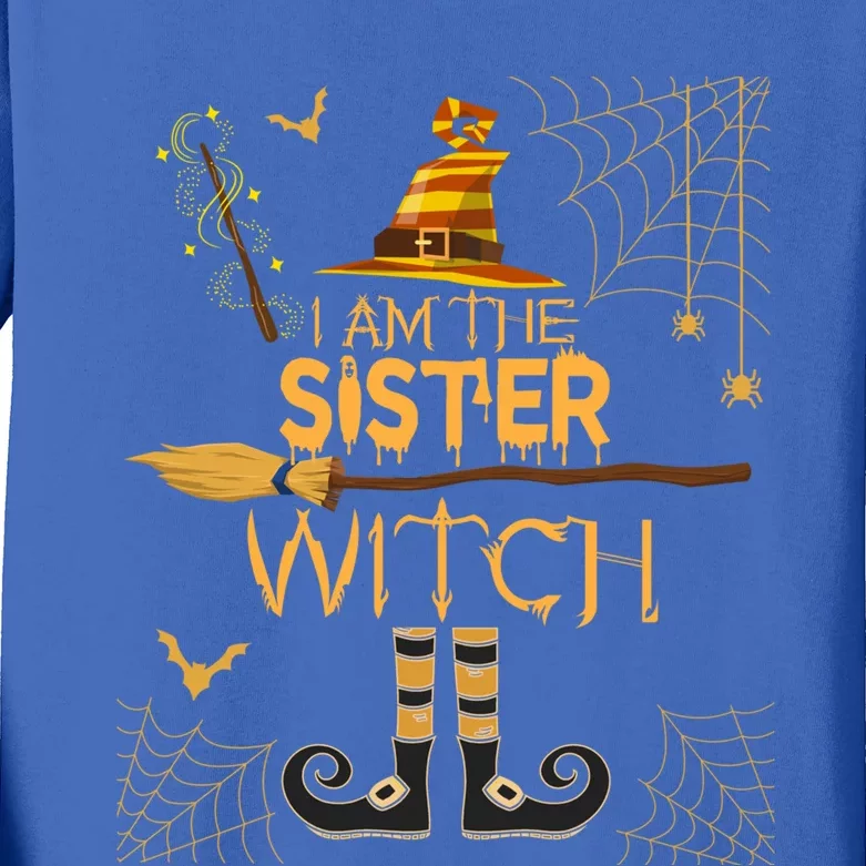 Im The Sister Witch Matching Halloween Group Costume Gift Kids Long Sleeve Shirt