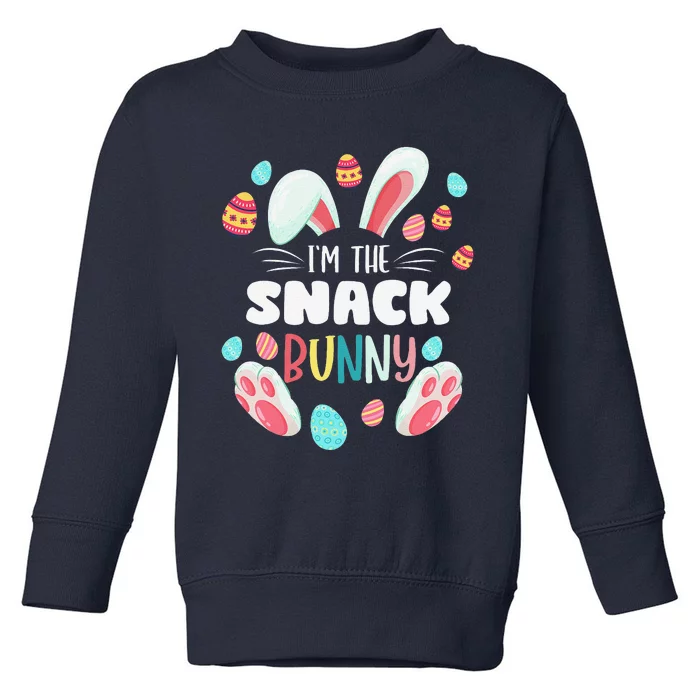 I'm The Snack Bunny Matching Family Easter Party Toddler Sweatshirt