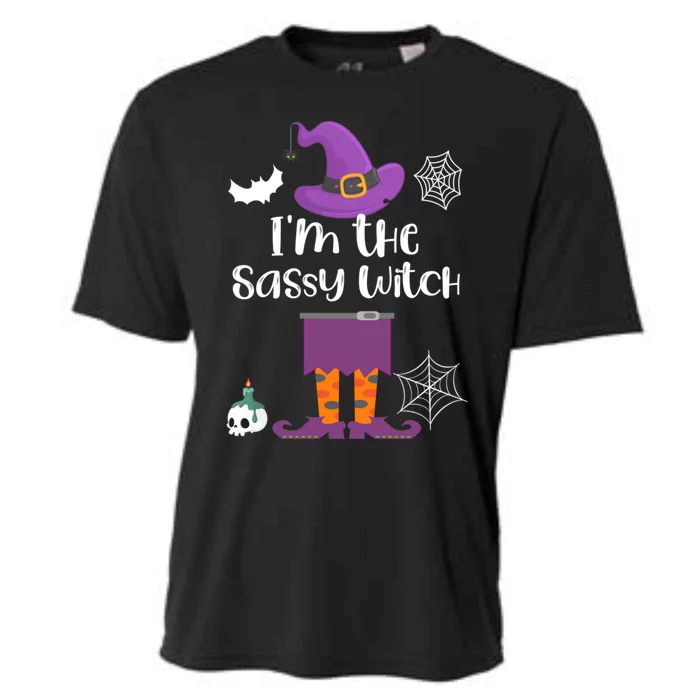 Im The Sassy Witch Halloween Matching Group Costume Funny Gift Cooling Performance Crew T-Shirt