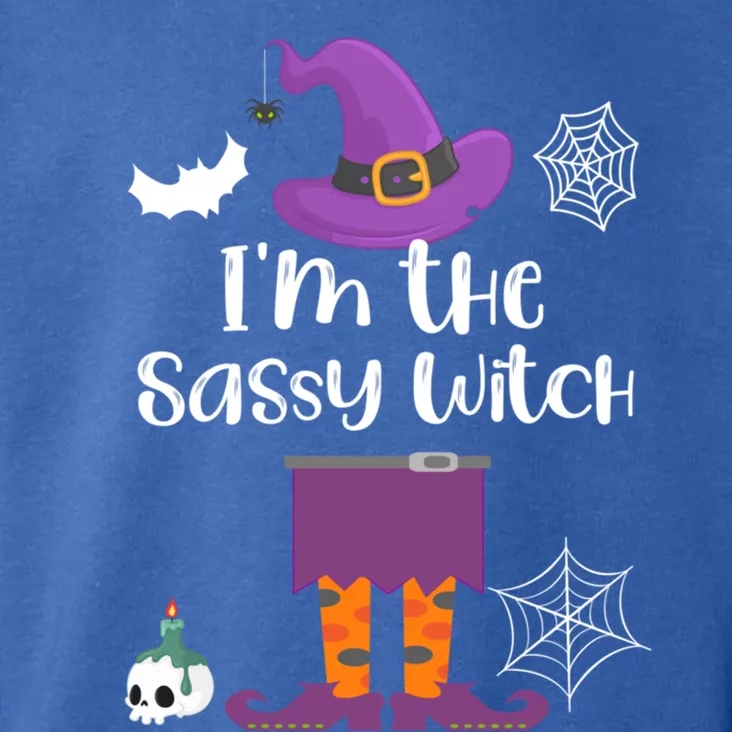 Im The Sassy Witch Halloween Matching Group Costume Funny Gift Toddler Hoodie