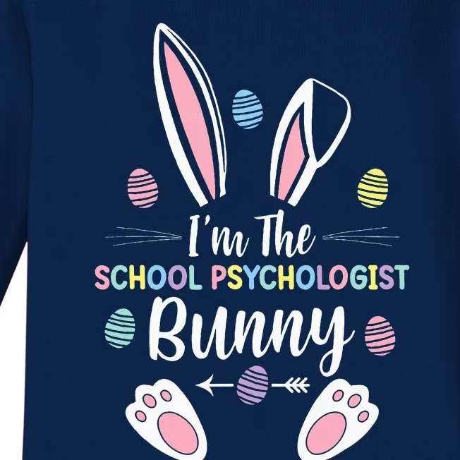 I'm The School Psychologist Bunny Matching Family Easter day Baby Long Sleeve Bodysuit