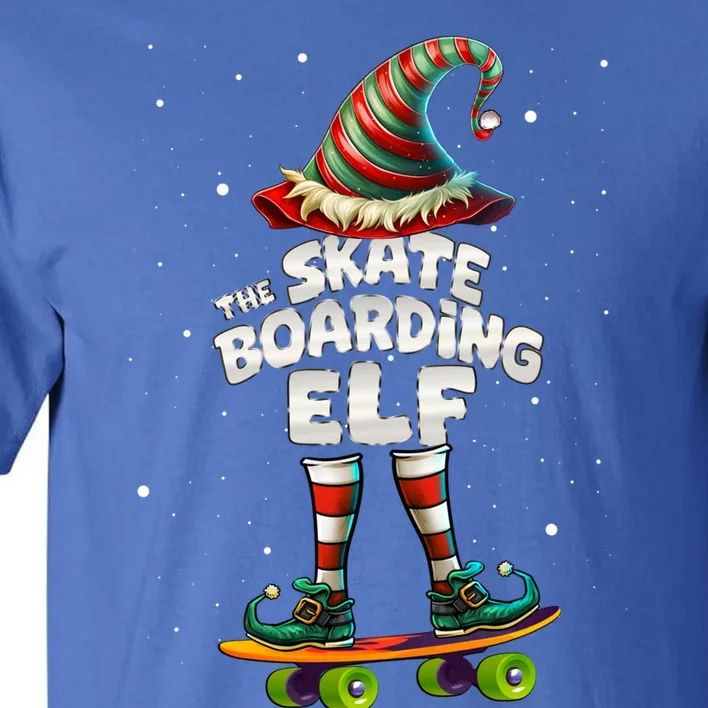 IM The Skateboarding Elf Family Matching Group Christmas Cute Gift Tall T-Shirt