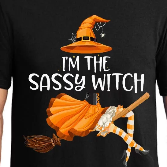 IM The Sassy Witch Girl Halloween Matching Pajama Set