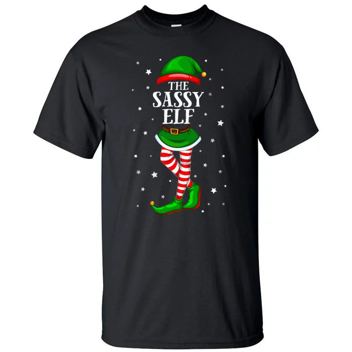 Im The Sassy Elf Matching Christmas Tall T-Shirt