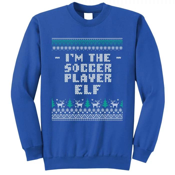 I'm The Soccer Player Elf Christmas Soccer Lover Xmas Gift Sweatshirt