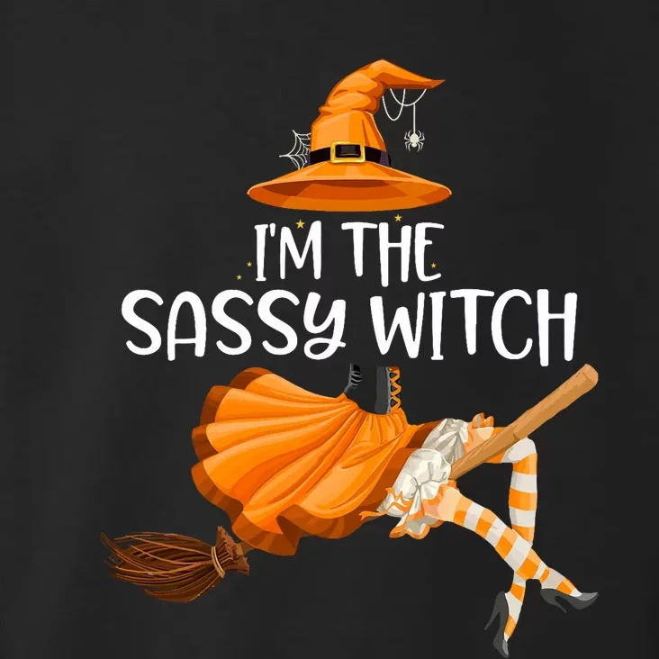 IM The Sassy Witch Girl Funny Halloween Matching Costume Toddler Hoodie