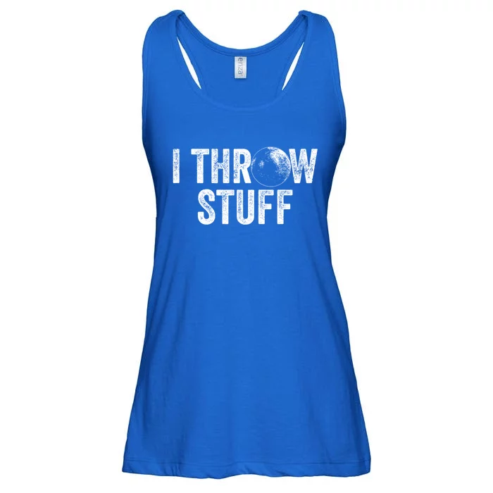 I Throw Stuff Shot Put Athlete Throwing Gift Ladies Essential Flowy Tank