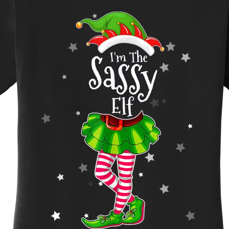 I'm The Sassy Elf Matching Christmas Costume Shirt Women's T-Shirt