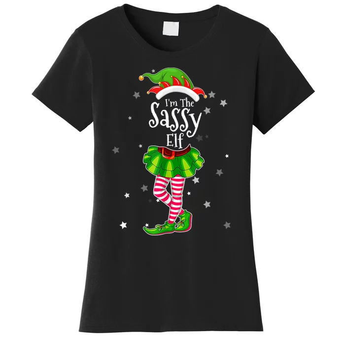 I'm The Sassy Elf Matching Christmas Costume Shirt Women's T-Shirt