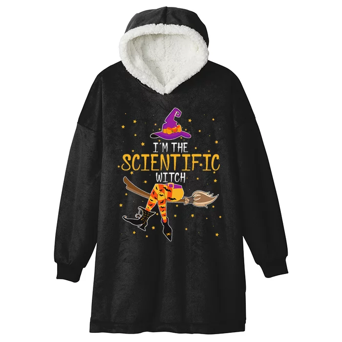 IM The Scientific Witch Halloween Matching Group Hooded Wearable Blanket