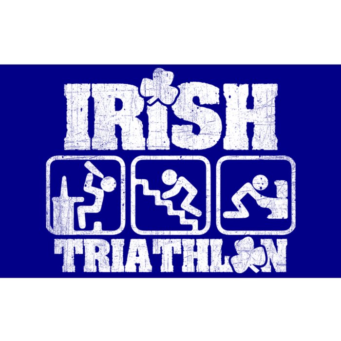 Irish Triathlon Shamrock St Patrick's Day Ing Gift Bumper Sticker