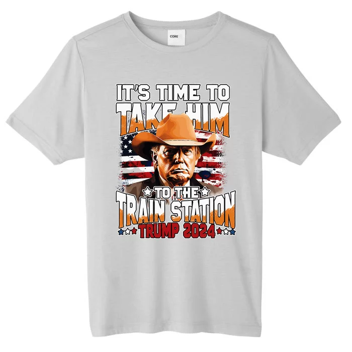 ItS Time To Take.Him To.The Train Station Trump ChromaSoft Performance T-Shirt