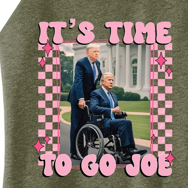 ItS Time To Go Joe Trump 2024 Women’s Perfect Tri Rocker Tank