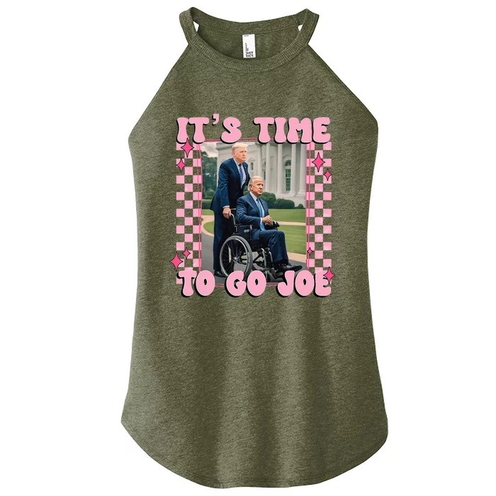 ItS Time To Go Joe Trump 2024 Women’s Perfect Tri Rocker Tank