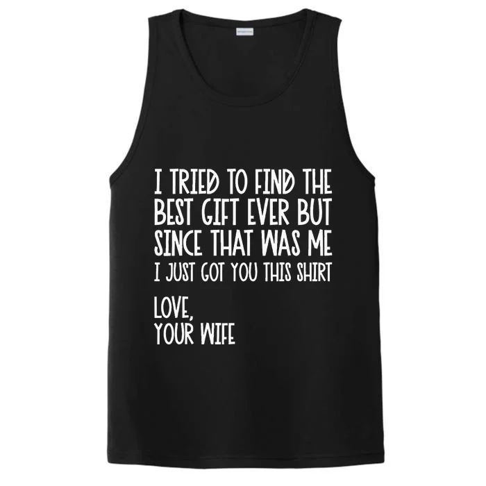 I Tried To Find The Best Fathers Day Funny Husband Performance Tank