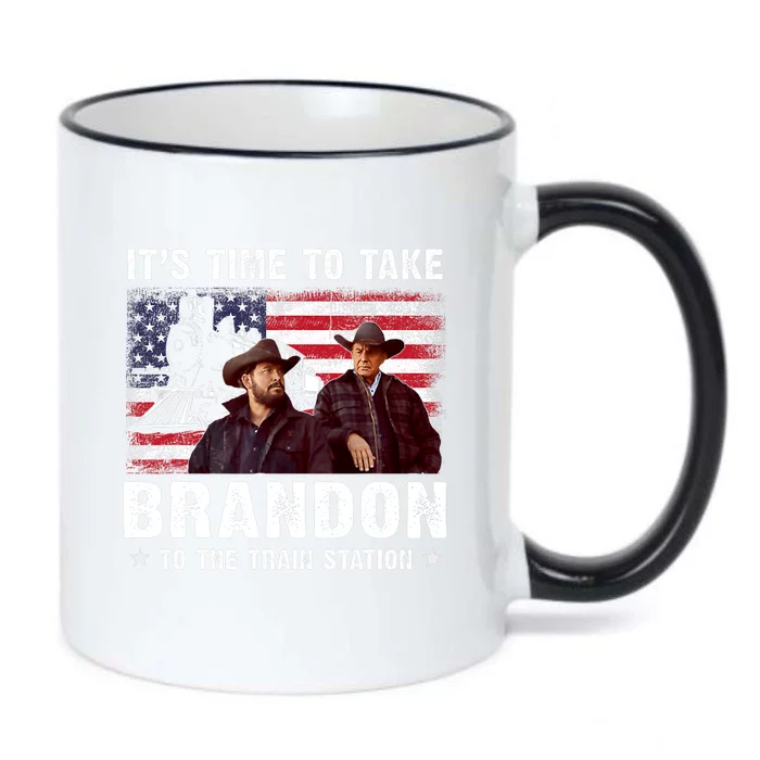 Its Time To Take Brandon To The Train Station Black Color Changing Mug