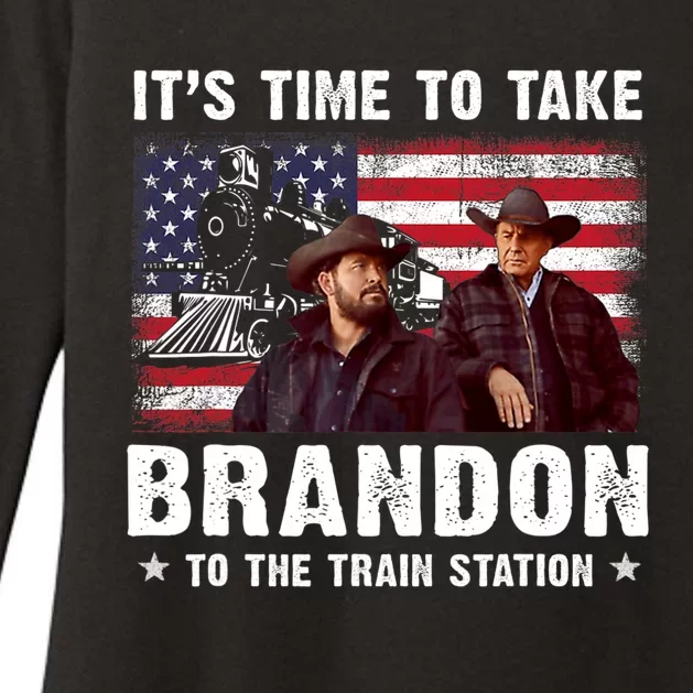 Its Time To Take Brandon To The Train Station Womens CVC Long Sleeve Shirt