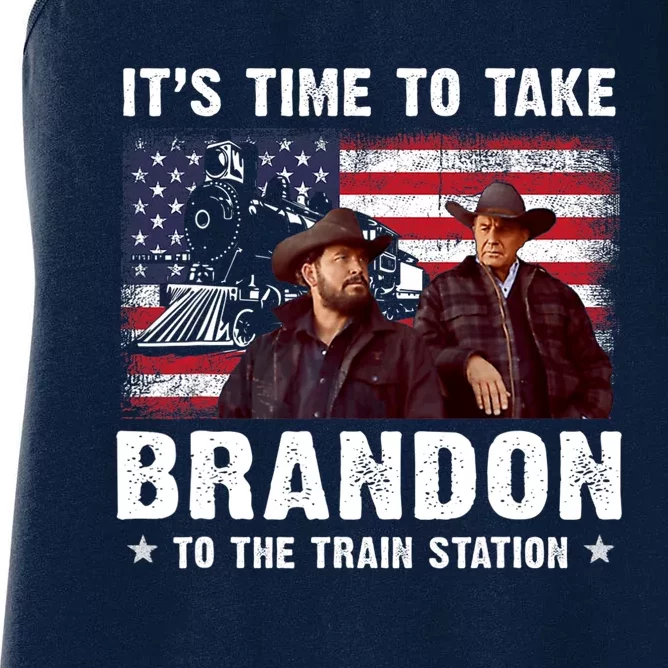 Its Time To Take Brandon To The Train Station Women's Racerback Tank