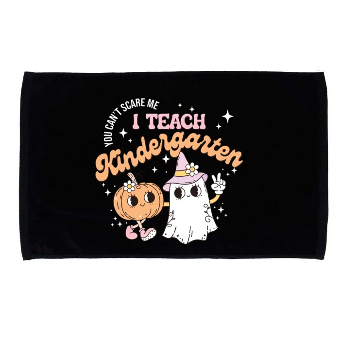 I Teach The Cutest Kindergarten Pumpkins Halloween Teacher Microfiber Hand Towel