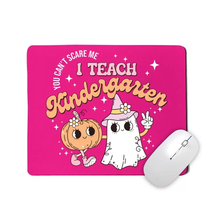 I Teach The Cutest Kindergarten Pumpkins Halloween Teacher Mousepad