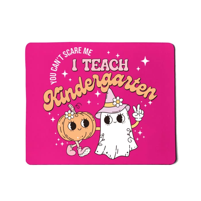 I Teach The Cutest Kindergarten Pumpkins Halloween Teacher Mousepad