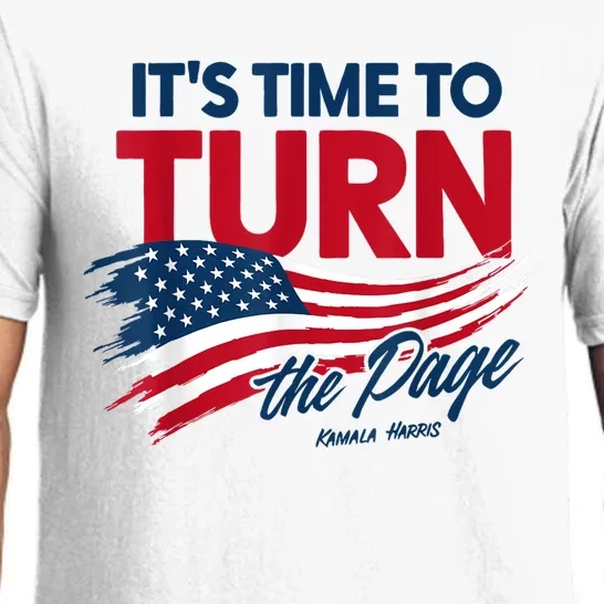 ItS Time To Turn The Page Kamala Harris President Pajama Set