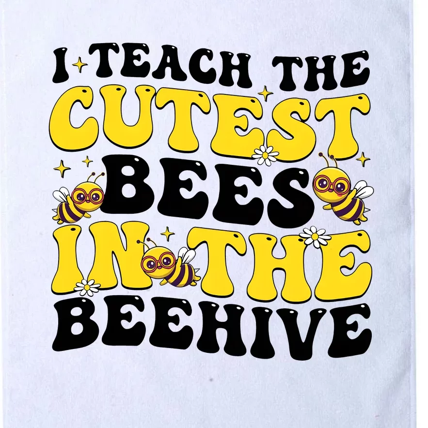 I Teach The Cutest Bees In The Beehive Platinum Collection Golf Towel