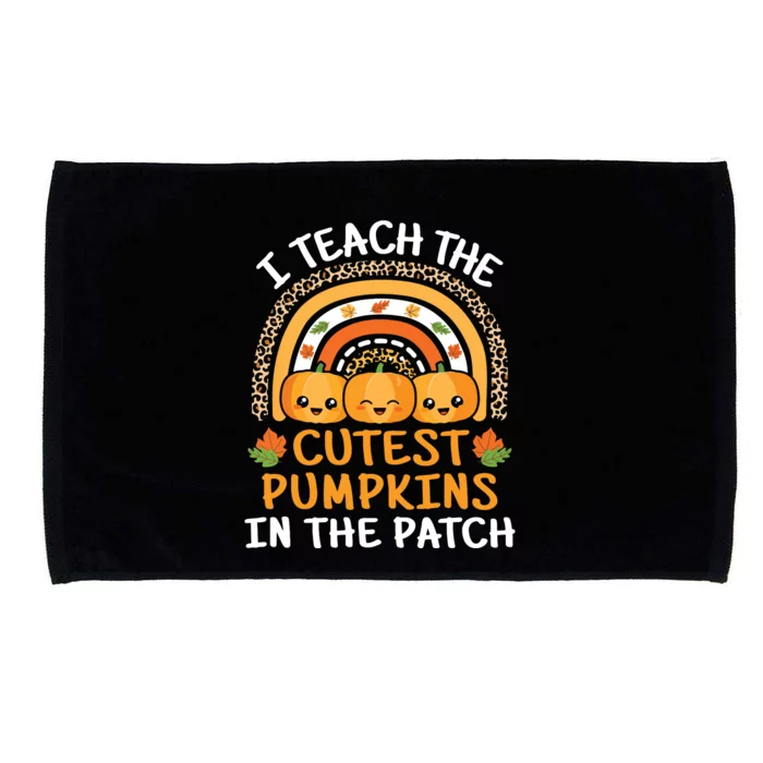 I Teach The Cutest Pumpkins In The Patch Teacher Halloween 6869 Microfiber Hand Towel