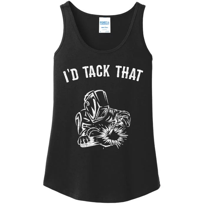 Id Tack That Welders Ladies Essential Tank