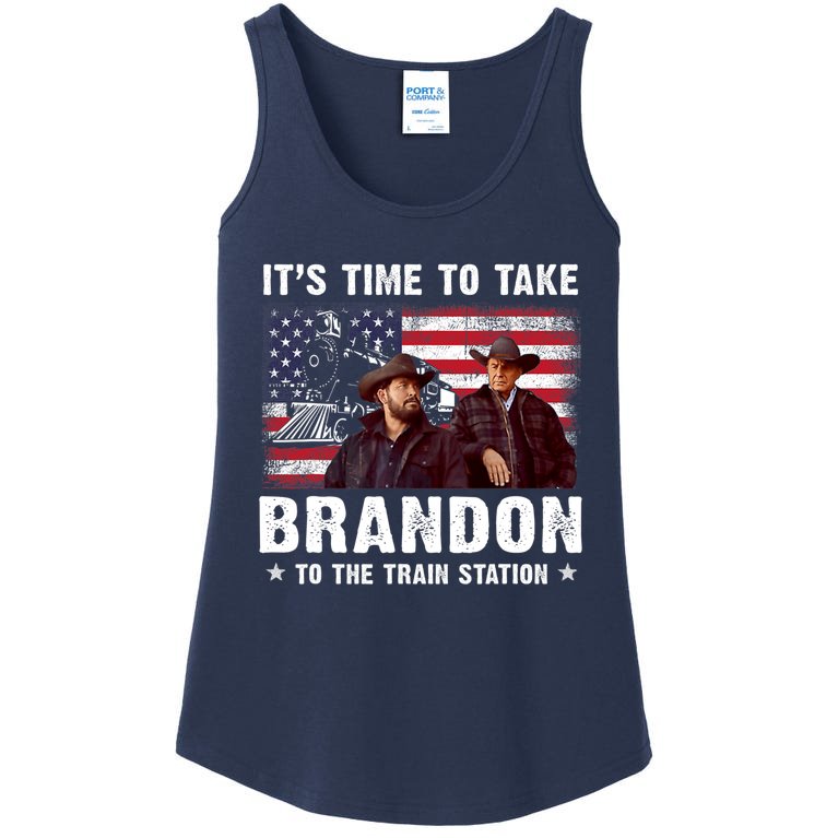 Its Time To Take Brandon To The Train Station Ladies Essential Tank