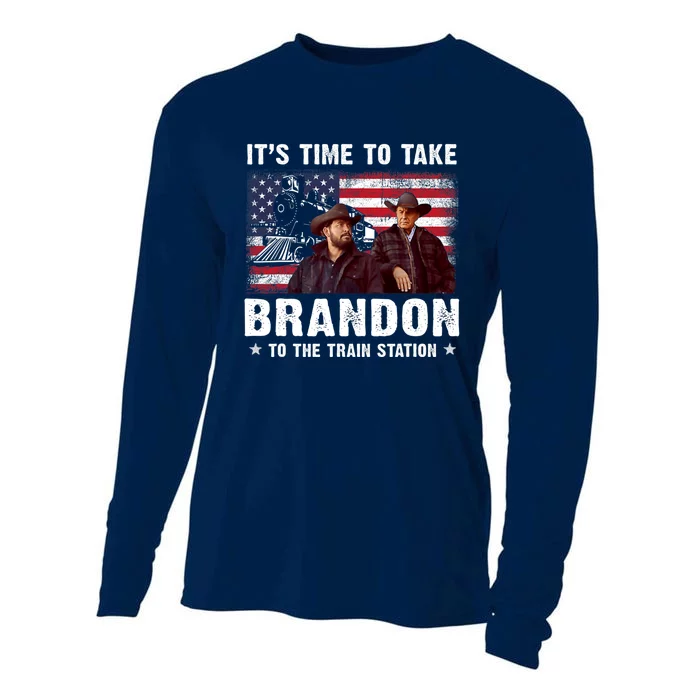 Its Time To Take Brandon To The Train Station Cooling Performance Long Sleeve Crew