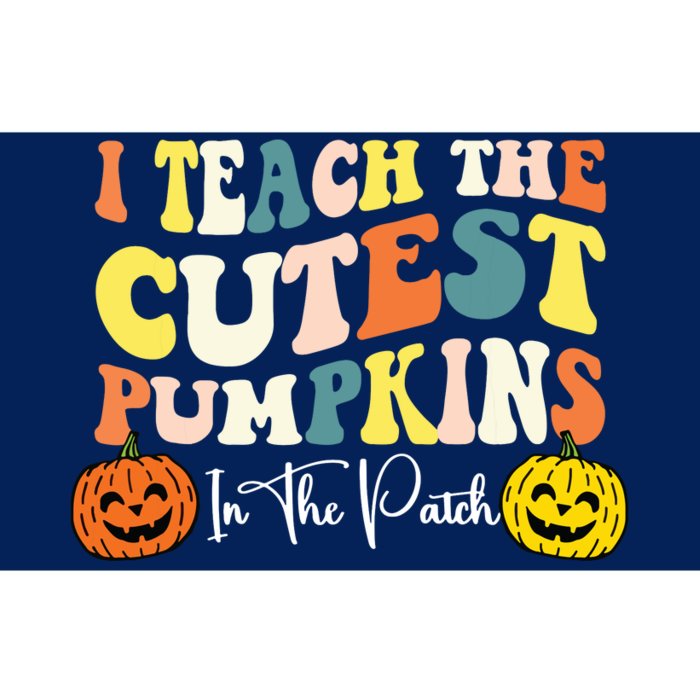 I Teach The Cutest Pumpkins In The Patch Teacher Fall Bumper Sticker