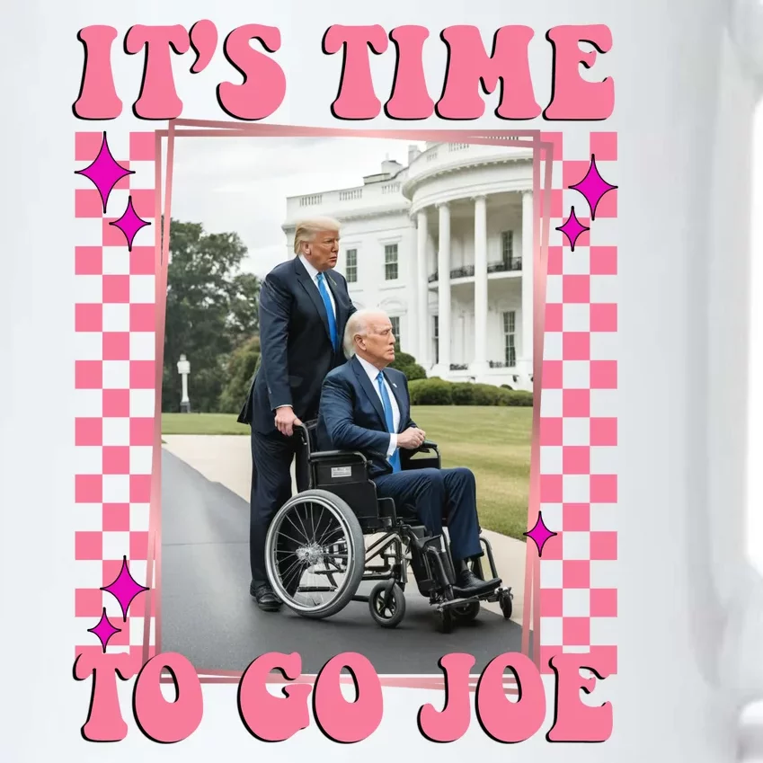 Its Time To Go Joe Wheelchair Funny Trump 2024 Retro Black Color Changing Mug