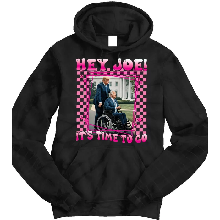 ItS Time To Go Joe Funny Trump 2024 Tie Dye Hoodie