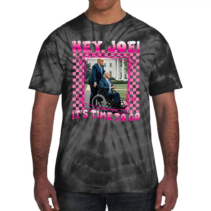 ItS Time To Go Joe Funny Trump 2024 Tie-Dye T-Shirt