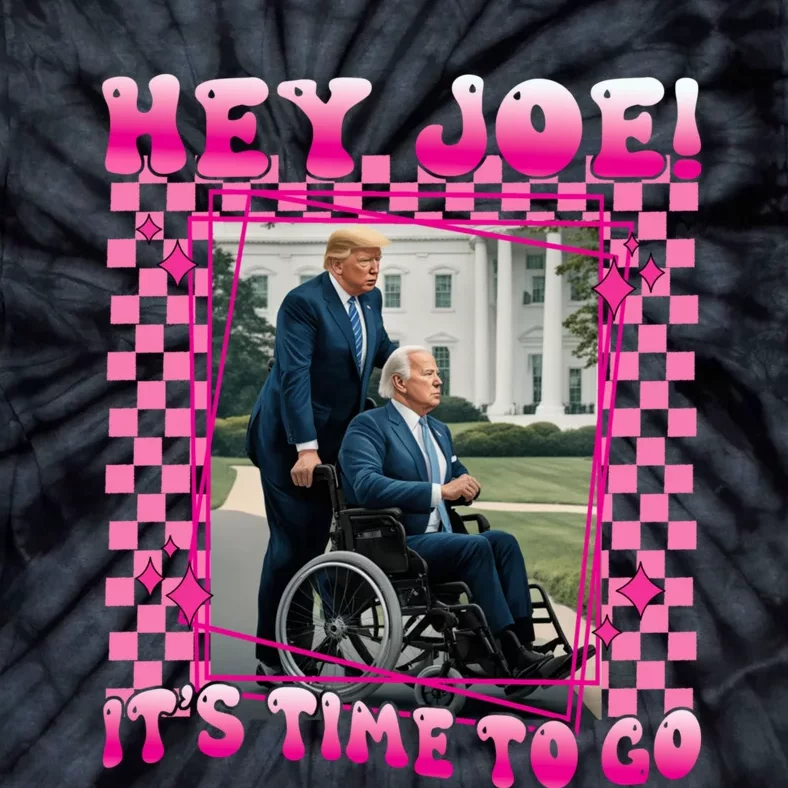 ItS Time To Go Joe Funny Trump 2024 Tie-Dye T-Shirt