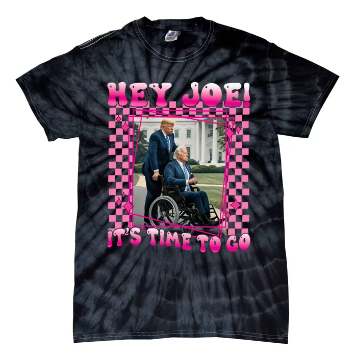 ItS Time To Go Joe Funny Trump 2024 Tie-Dye T-Shirt