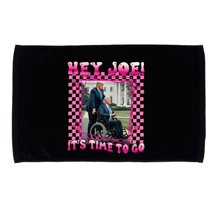 ItS Time To Go Joe Funny Trump 2024 Microfiber Hand Towel