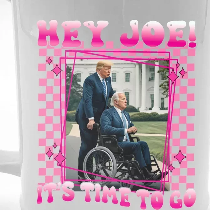 ItS Time To Go Joe Funny Trump 2024 Front & Back Beer Stein