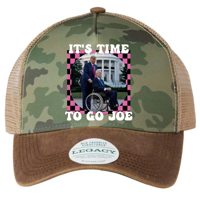 ItS Time To Go Joe Funny Trump 2024 Legacy Tie Dye Trucker Hat