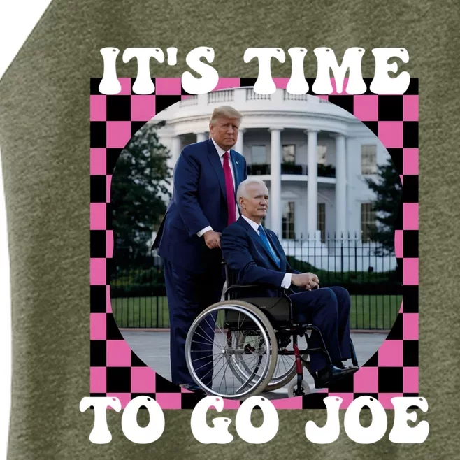 ItS Time To Go Joe Funny Trump 2024 Women’s Perfect Tri Rocker Tank