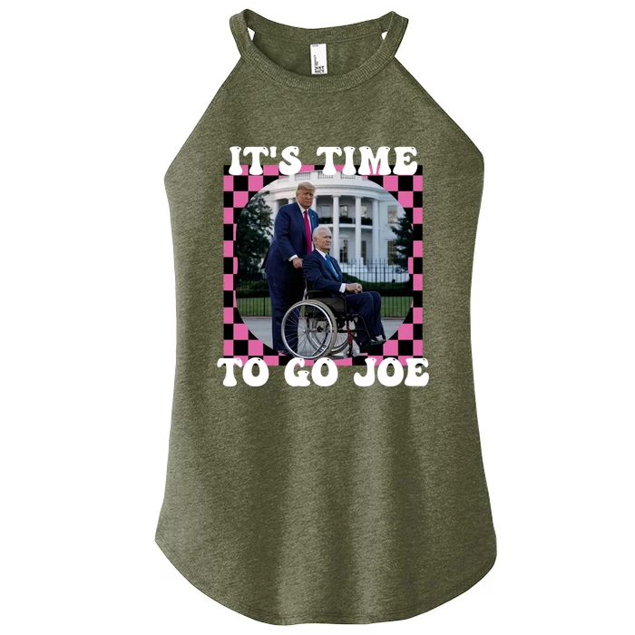 ItS Time To Go Joe Funny Trump 2024 Women’s Perfect Tri Rocker Tank