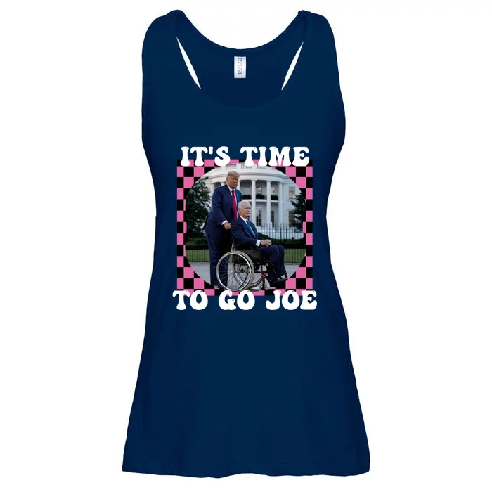 ItS Time To Go Joe Funny Trump 2024 Ladies Essential Flowy Tank