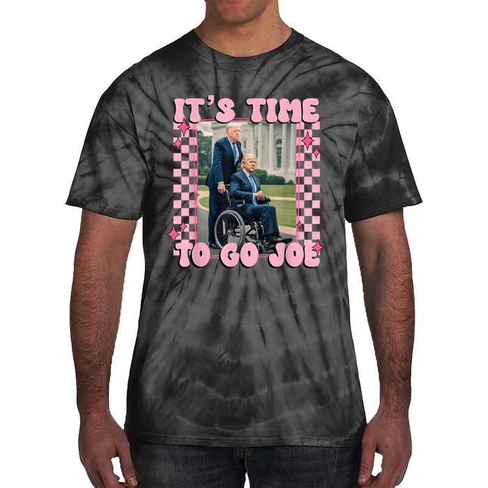 ItS Time To Go Joe Funny Trump 2024 Tie-Dye T-Shirt