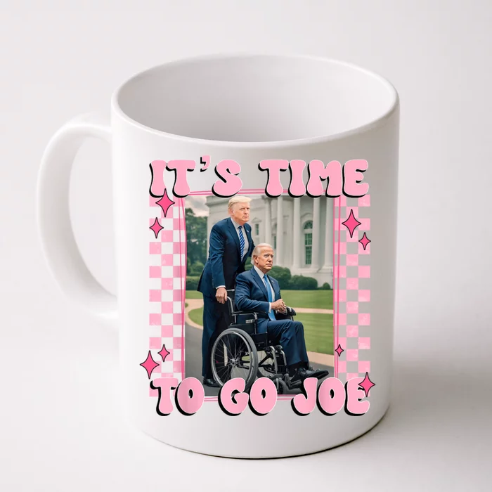 ItS Time To Go Joe Funny Trump 2024 Front & Back Coffee Mug