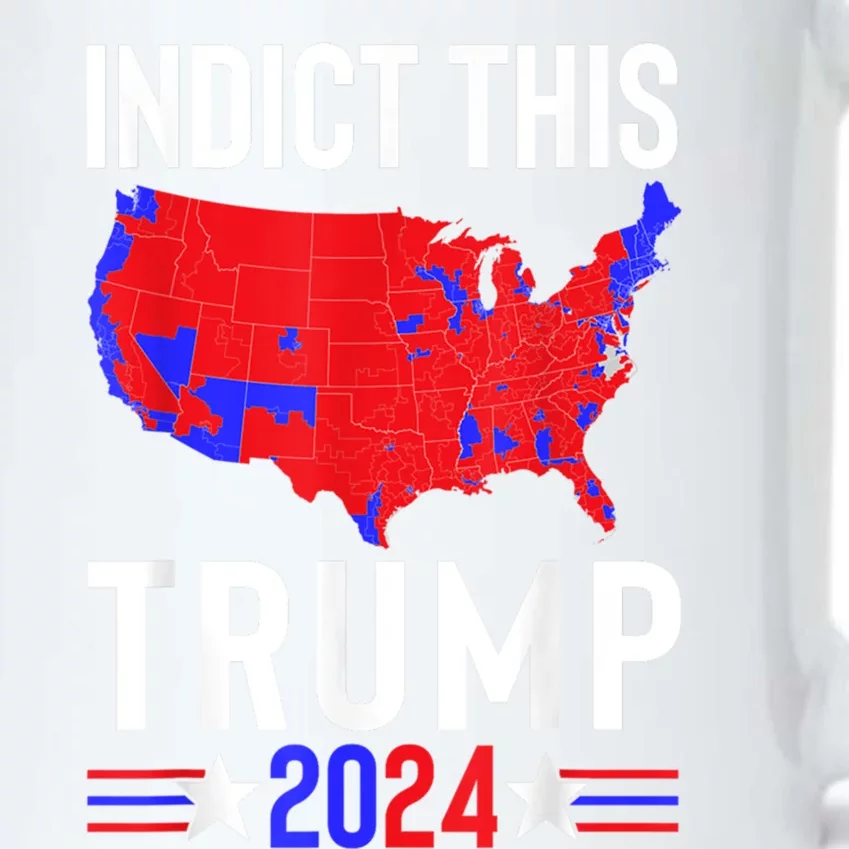 Indict This Trump 2024 Us Flag Meme Political Election Retro Cute Gift Black Color Changing Mug