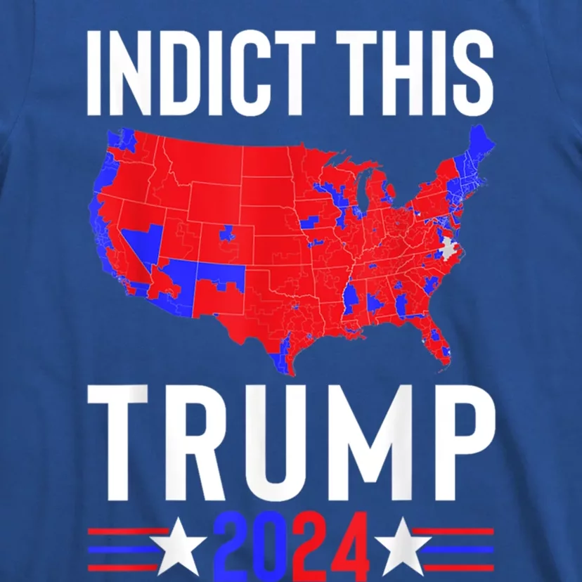 Indict This Trump 2024 Us Flag Meme Political Election Retro Cute Gift T-Shirt